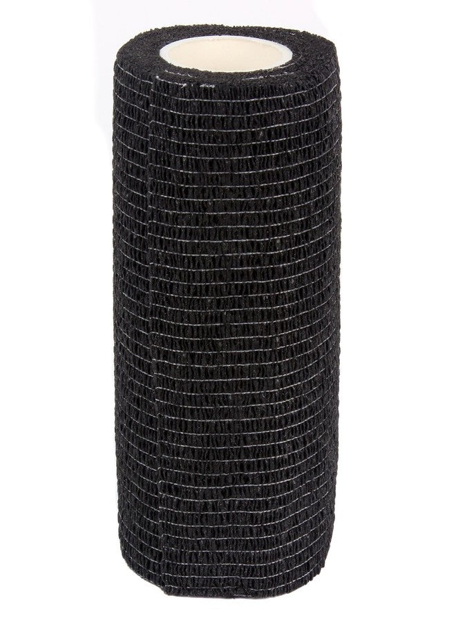 Ever Ready First Aid Self Adherent Cohesive Bandages 4" x 5 Yards - 12 Count, Black - Image 4